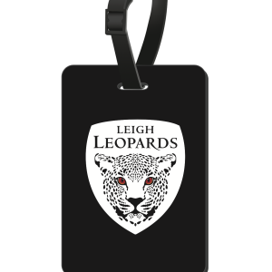 Leigh Leopards Luggage Tag - Black