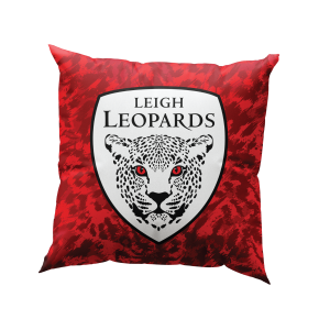 Leigh Leopards Crest Cushion