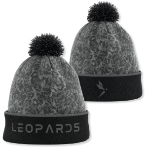 Leigh Leopards Blackout Bobble Hat