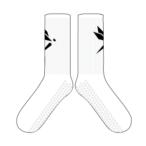 Debeau Performance Gripper Socks - White